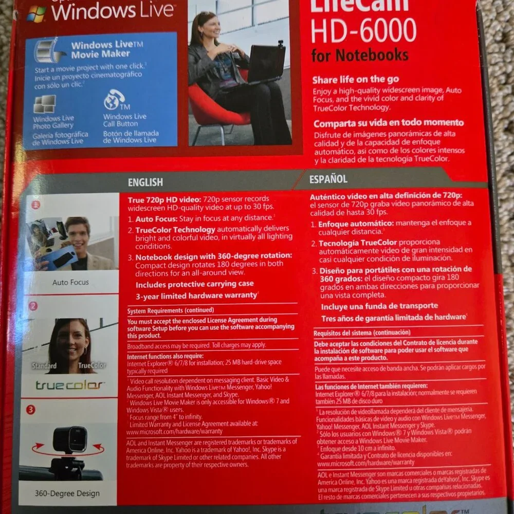 Microsoft LIFECAM HD-6000